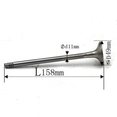 WL/前/E2500/B2500ディーゼル機関の取入口およびExhaul弁OEM WL01-12-121